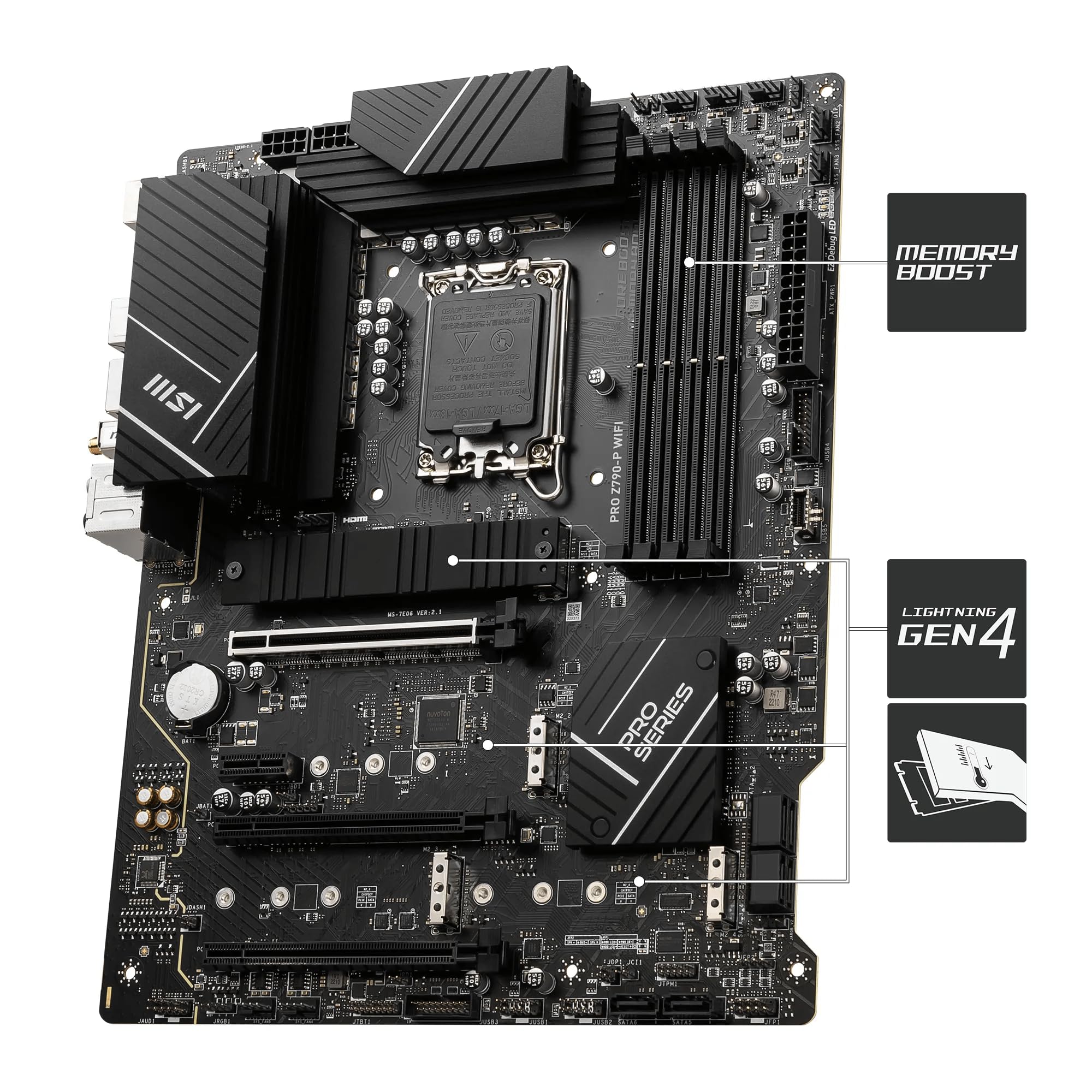 Amazon.com: MSI PRO Z790-P WiFi ProSeries Motherboard (Supports